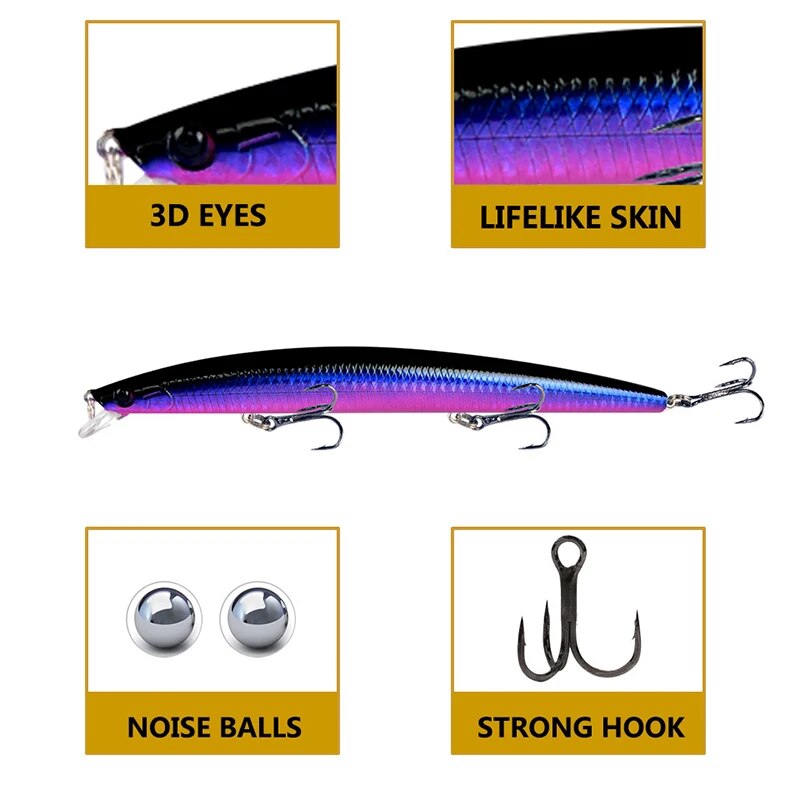 Minnow Fishing Lure Laser Hard - Fishing Equipment Bait recensione e prezzo