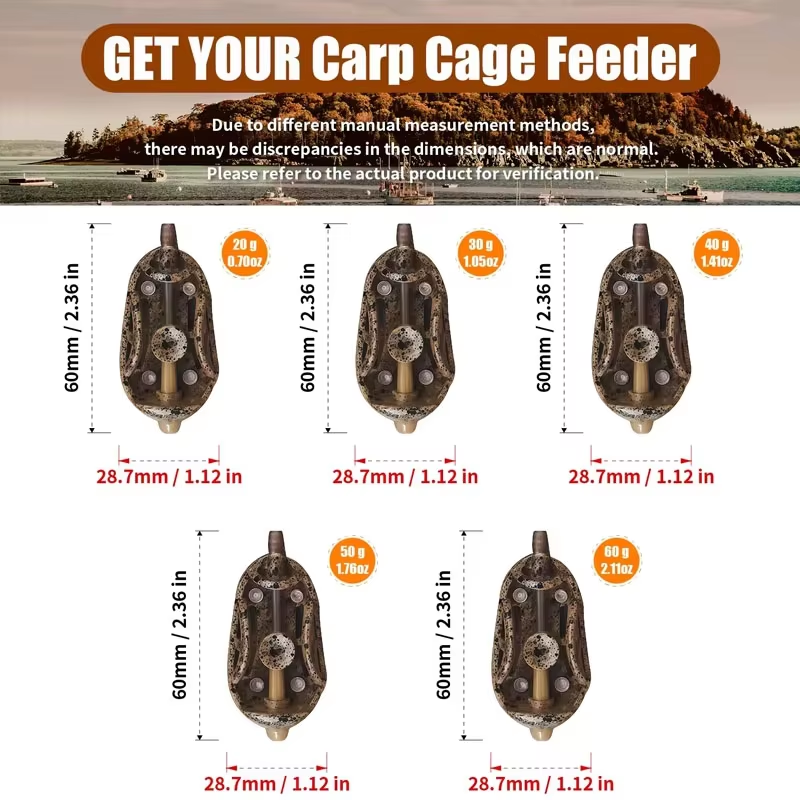 Quick Change Carp Feeder Set,  - Fishing Equipment Bait recensione e prezzo