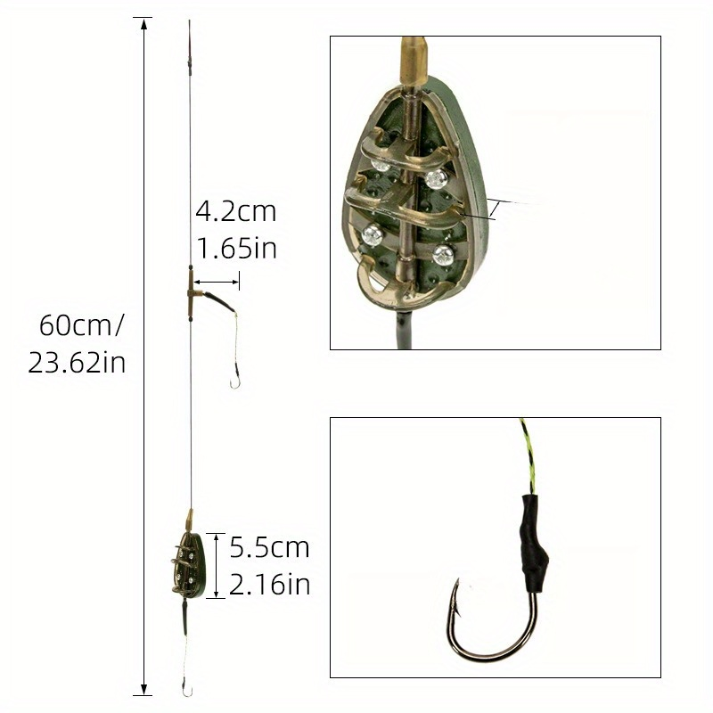 1pc Carp Fishing Feeder Kit Fe - Freshwater Fishing Kit recensione e prezzo
