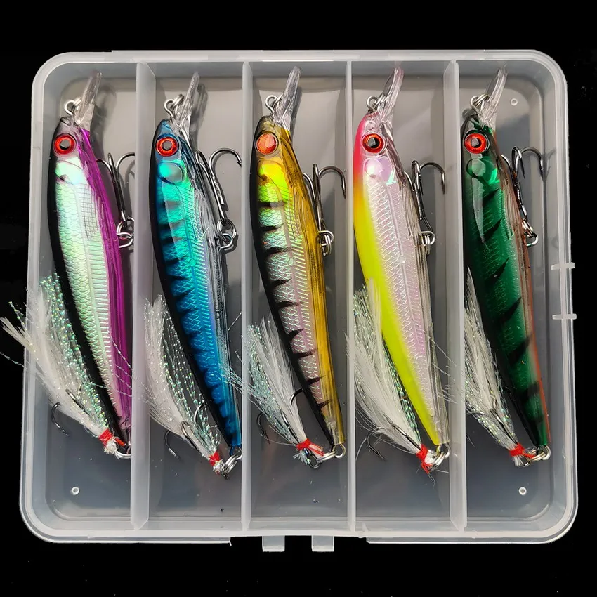 5pcs/box Laser 3D Eyes Bionic  - Fishing Equipment Bait recensione e prezzo