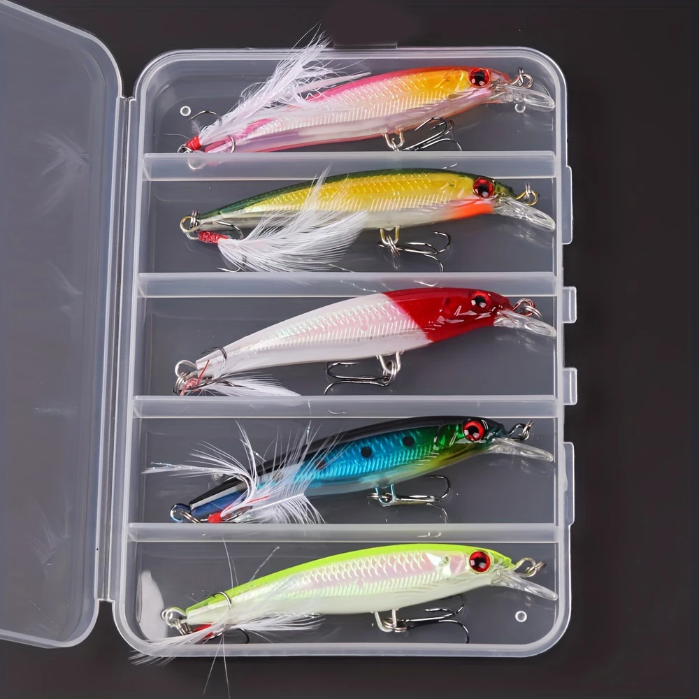 5pcs/box Laser 3D Eyes Bionic  - Fishing Equipment Bait recensione e prezzo