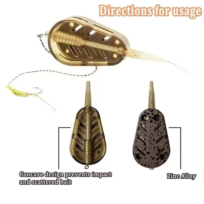 3-Piece Quick-Release Carp Fee - Fishing Equipment Bait recensione e prezzo