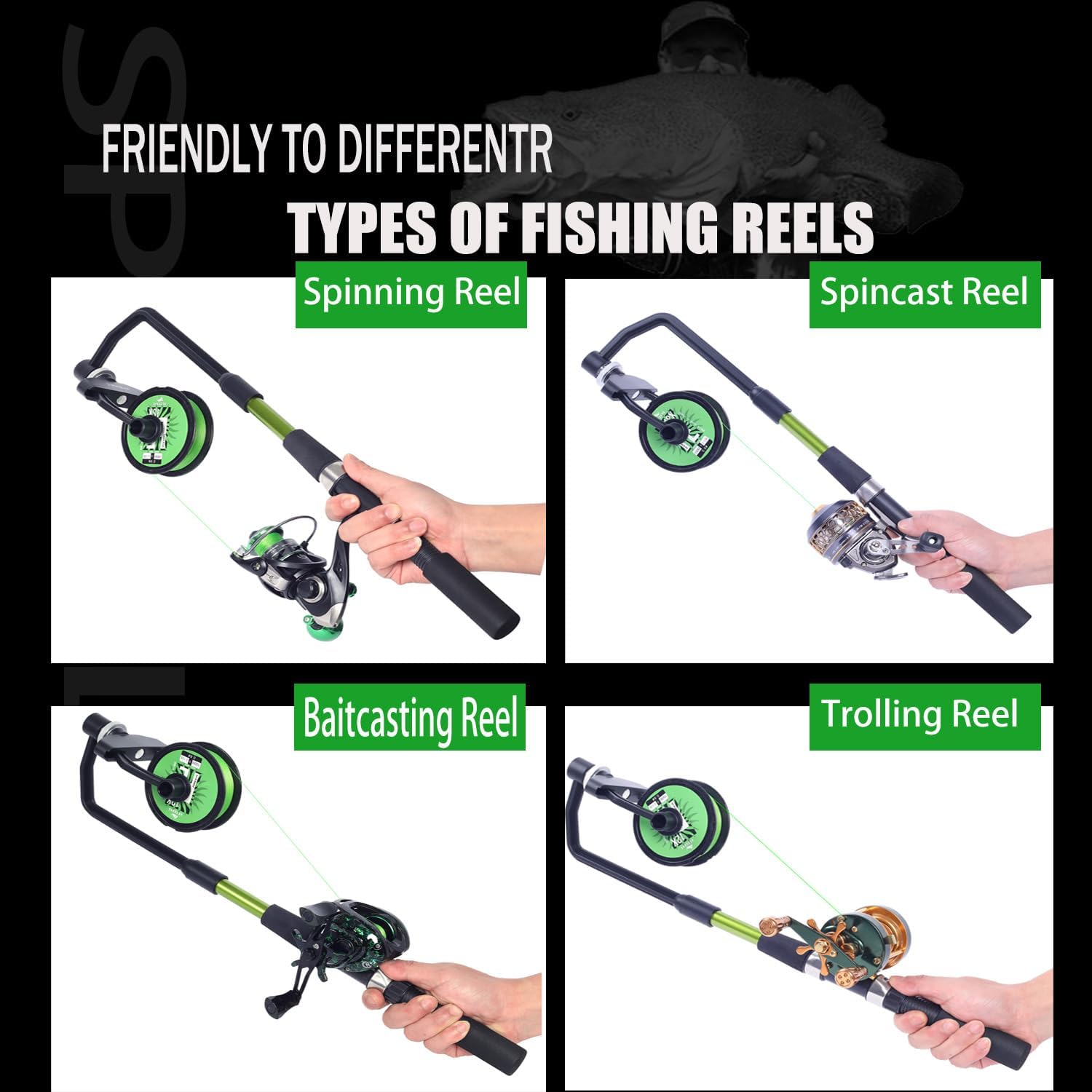 Fishing Line Spooler, Adjustab - Baitcasting Reel recensione e prezzo