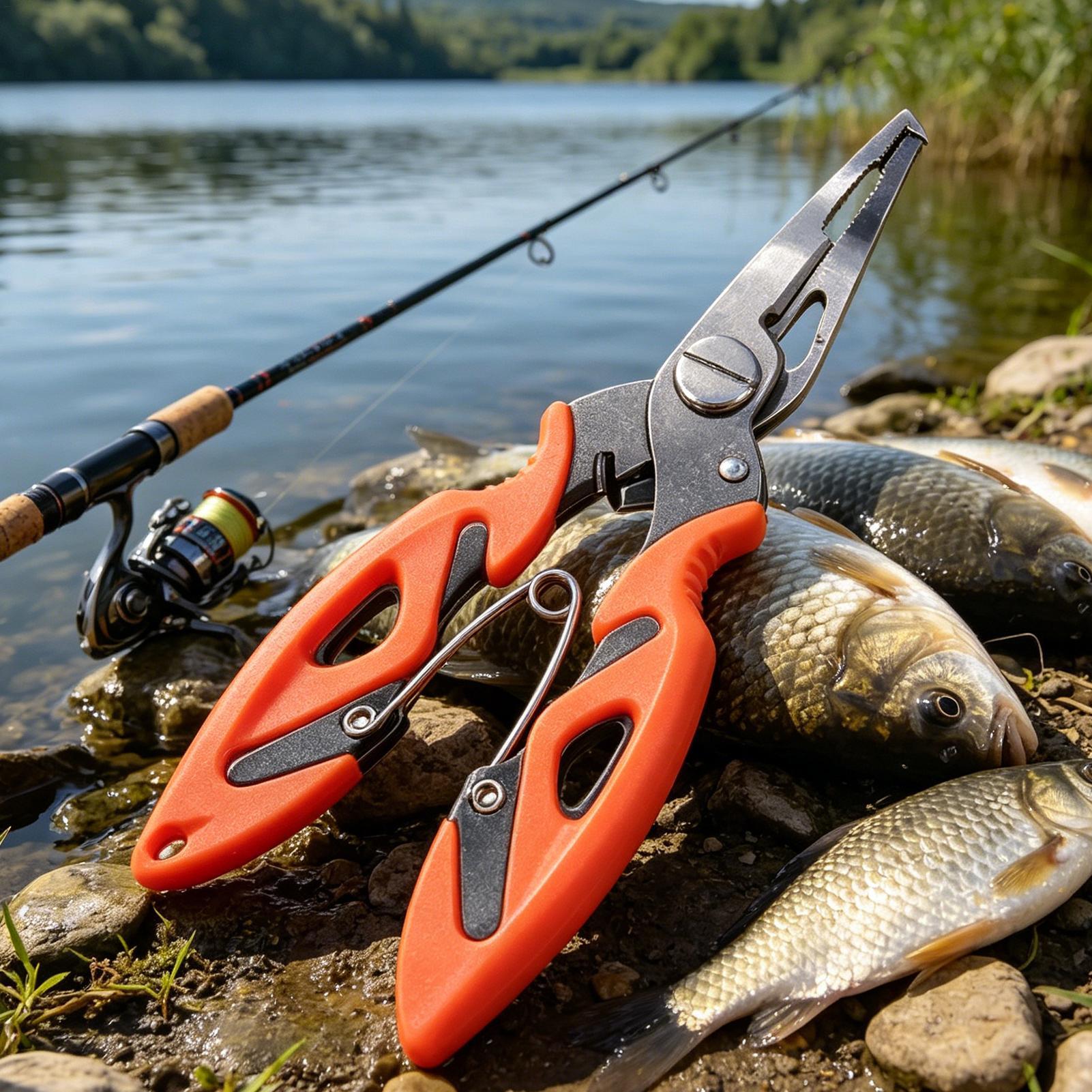 Pliers for Fishing Bent Nose A - Fishing Equipment Bait recensione e prezzo