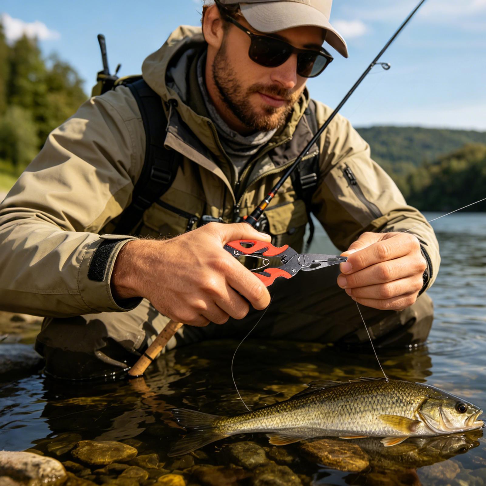 Pliers for Fishing Bent Nose A - Fishing Equipment Bait recensione e prezzo