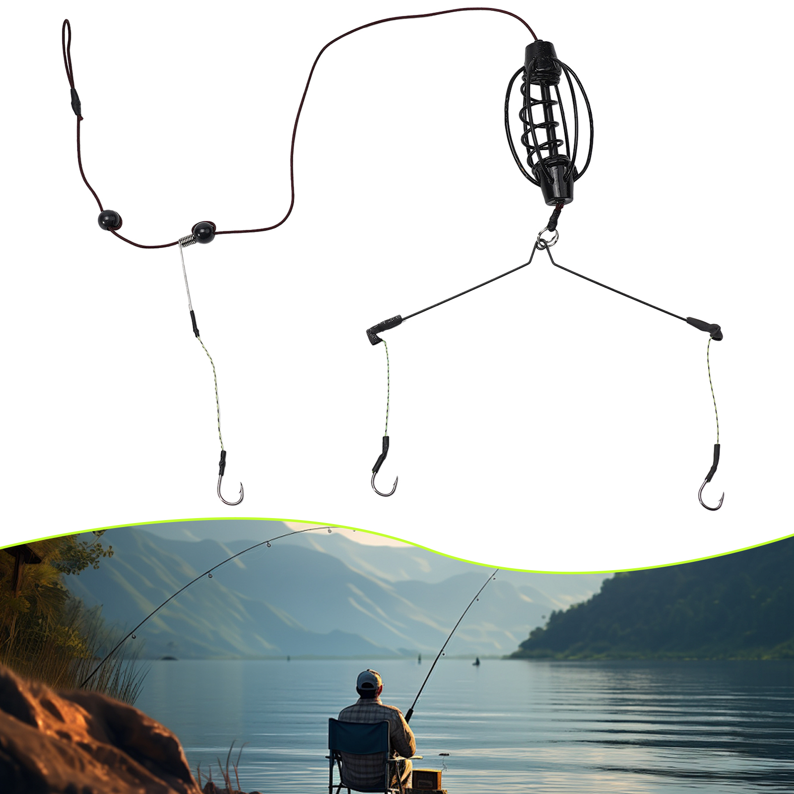 1PCS Carp Fishing Feeder Europ - Fishing Equipment Bait recensione e prezzo