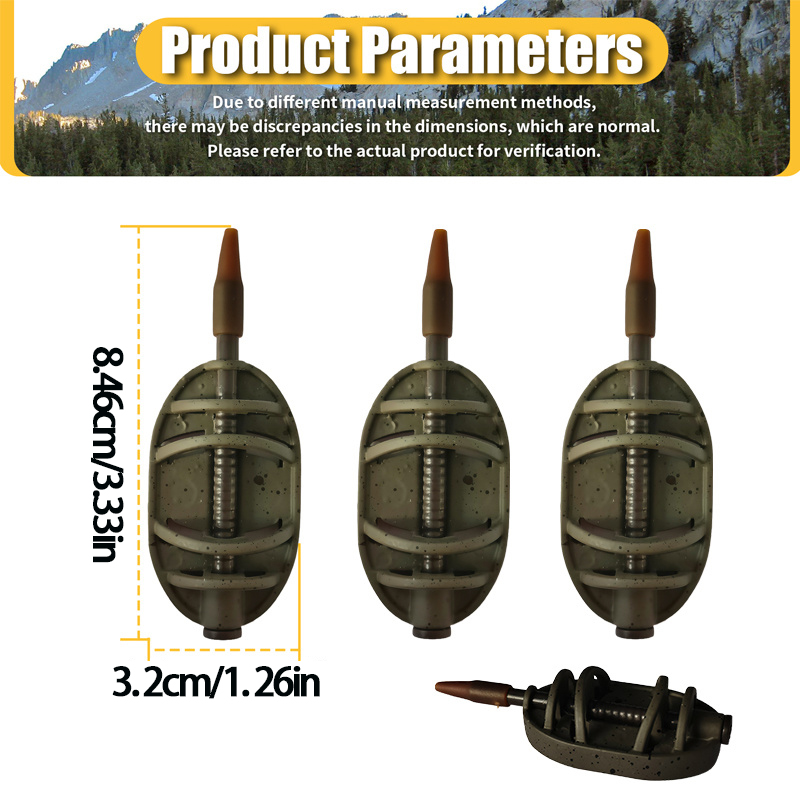 Inline Method Feeder, Short Bo - Fishing Equipment Bait recensione e prezzo